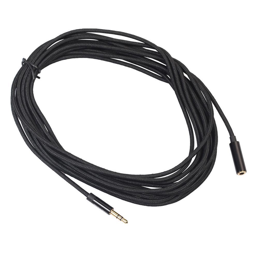 Braided Headphone Extension Cable 3.5mm Jack Male to Female Audio Cord