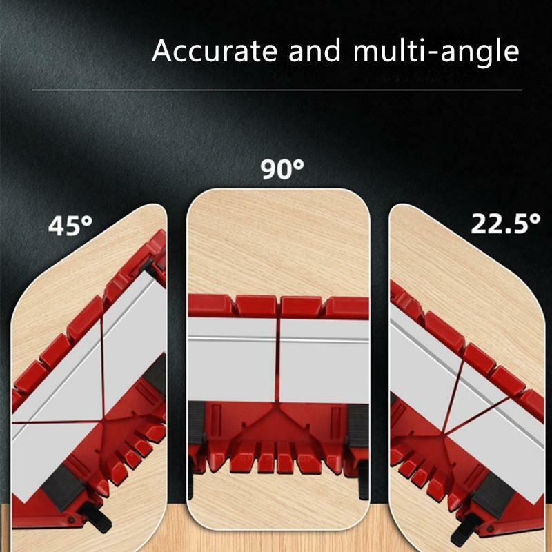 Miter Saw Box 14'' Woodworking Back Saw 0/22.5/45/90 Degree Oblique Cutting Tool