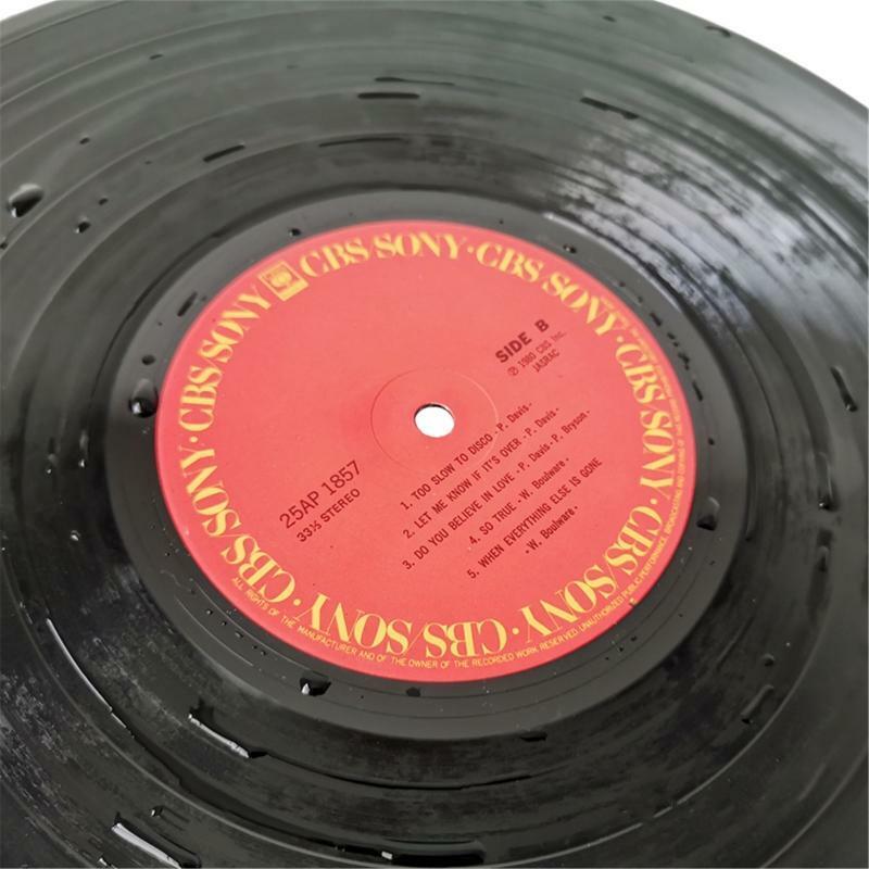 LP Vinyl Record Cleaner Clamp Record Label Saver Protector Waterproof Acrylic