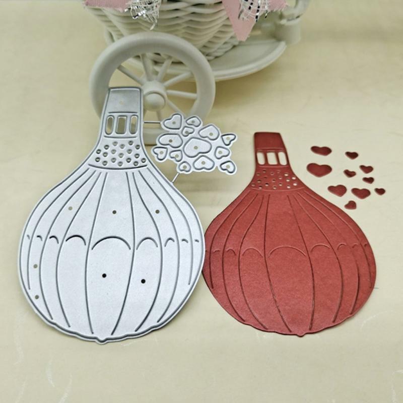 Fire Balloon Metal Cutting Die for DIY Paper Crafts Scrapbooking Album Decor