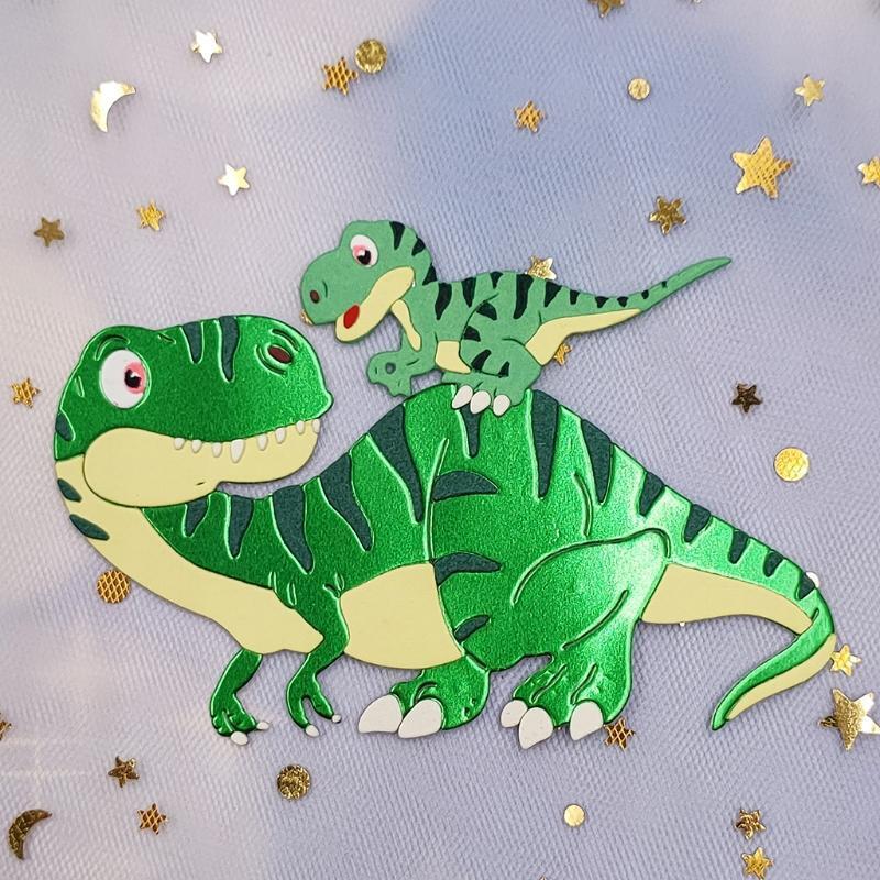 Dinosaurs Embossing Stencil DIY Printing Steel Mould Scrapbook for Album Paper