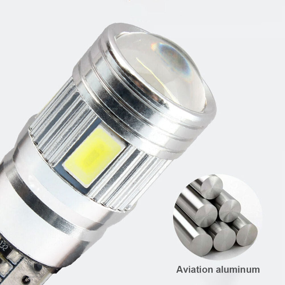 2pcs T10 6SMD 12V Car LED Bulb Auto Vehicle Clearance Lamp Headlight Light