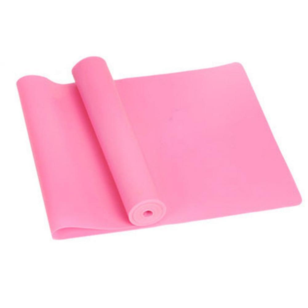 Elastic Yoga Resistance Bands Stretch Fitness Equipment Pull Rope (Pink)
