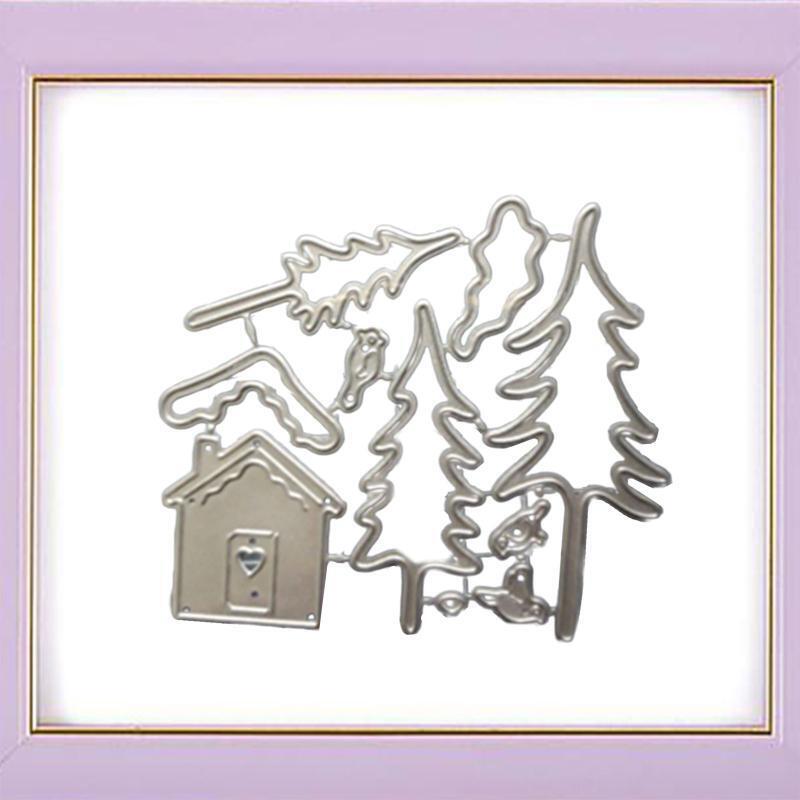 Delicate Christmas Metal Cutting Dies for DIY Paper Art Crafts Photo Album Decor