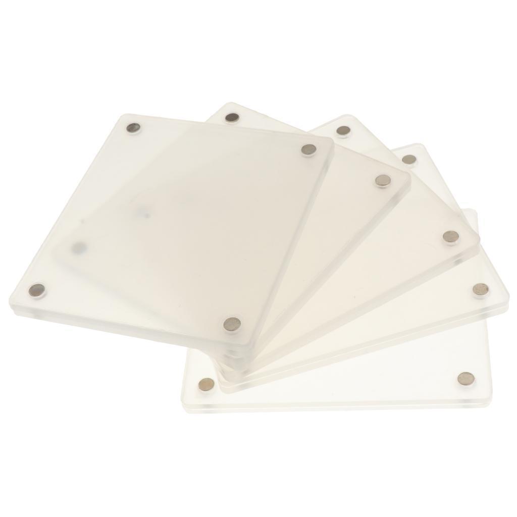 5Pc Acrylic  Photo  Fridge Photo Display for   SQUARE