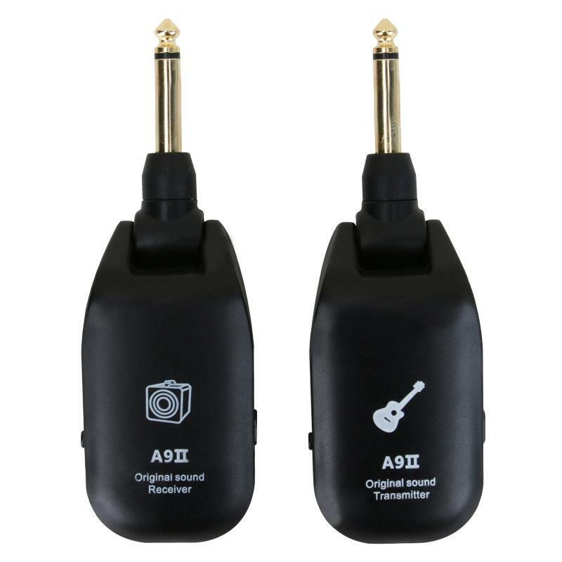 4 Channels Guitar Transmitter Receiver Easy Operation Musical Tool Portable