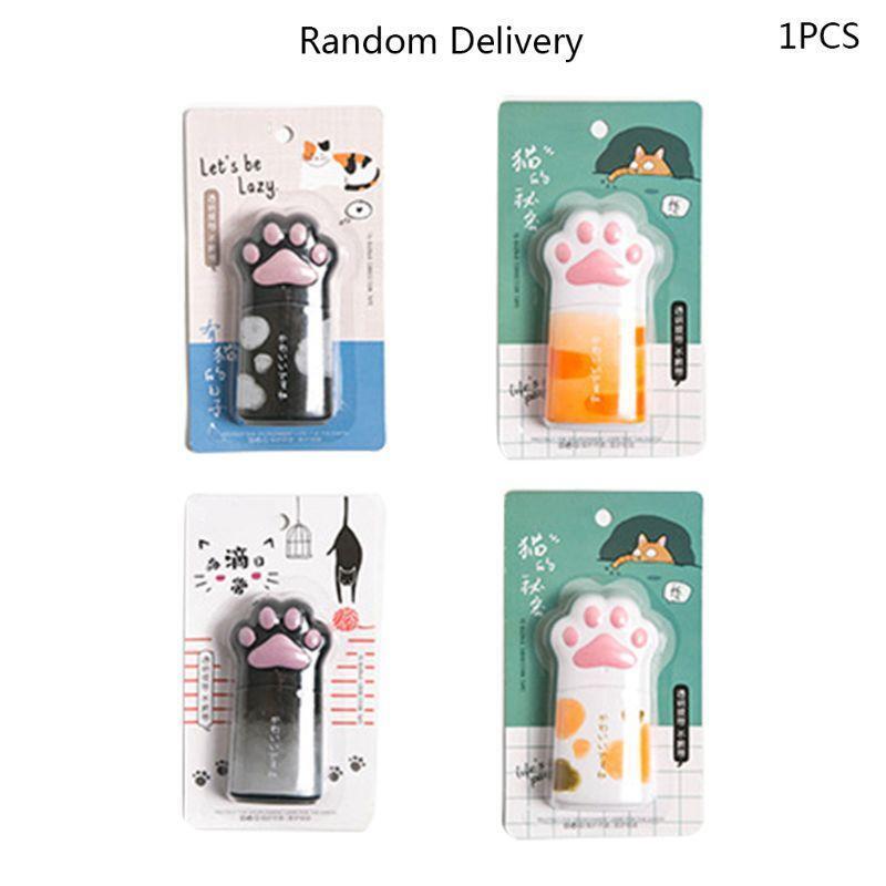 Cute Cat Paw Footprint Correction Tape Stationery Corrector Student Altered Tape