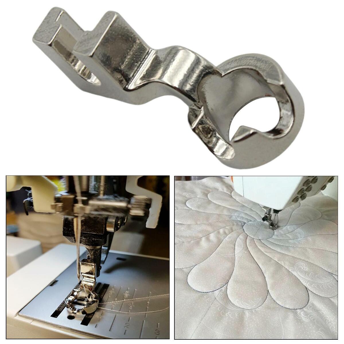 of 2 Low Shank Ruler Foot Quilting Presser Feet for Quilting Embroidery