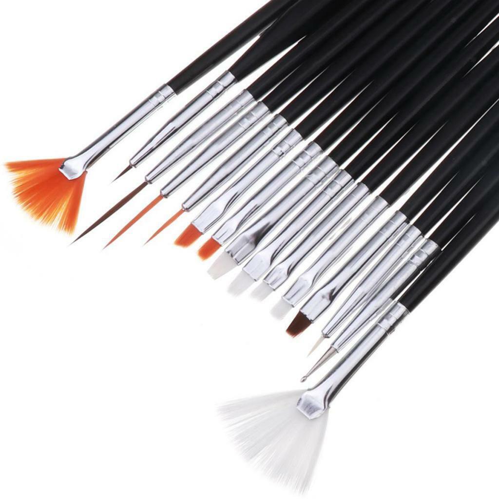 15pcs DIY  Brushes Professional Design Painting Polish Manicure Set
