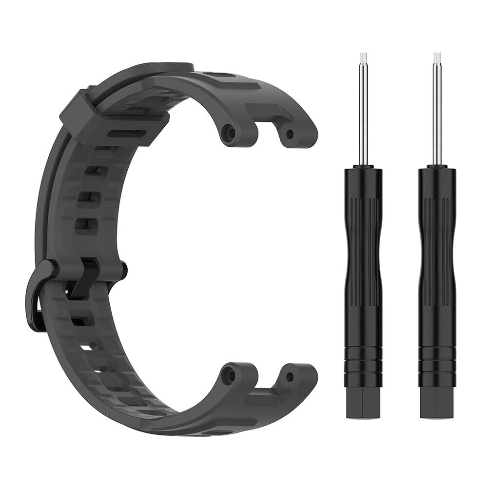 Silicone Watch Strap Band for Huami Amazfit T-Rex Pro/Amazfit T-Rex (Grey)