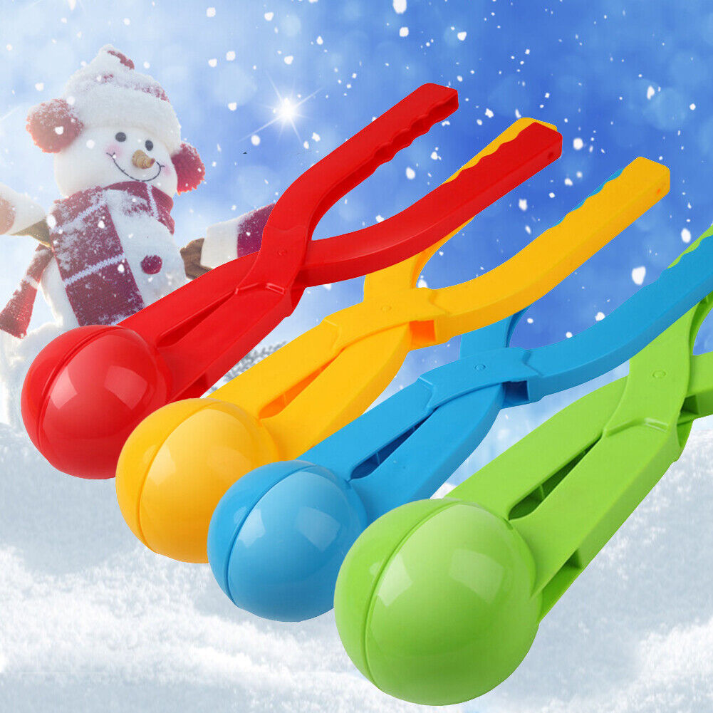 Snowball Clip Plastic Snow Ball Maker Mold for Outdoor Sports Tool Random