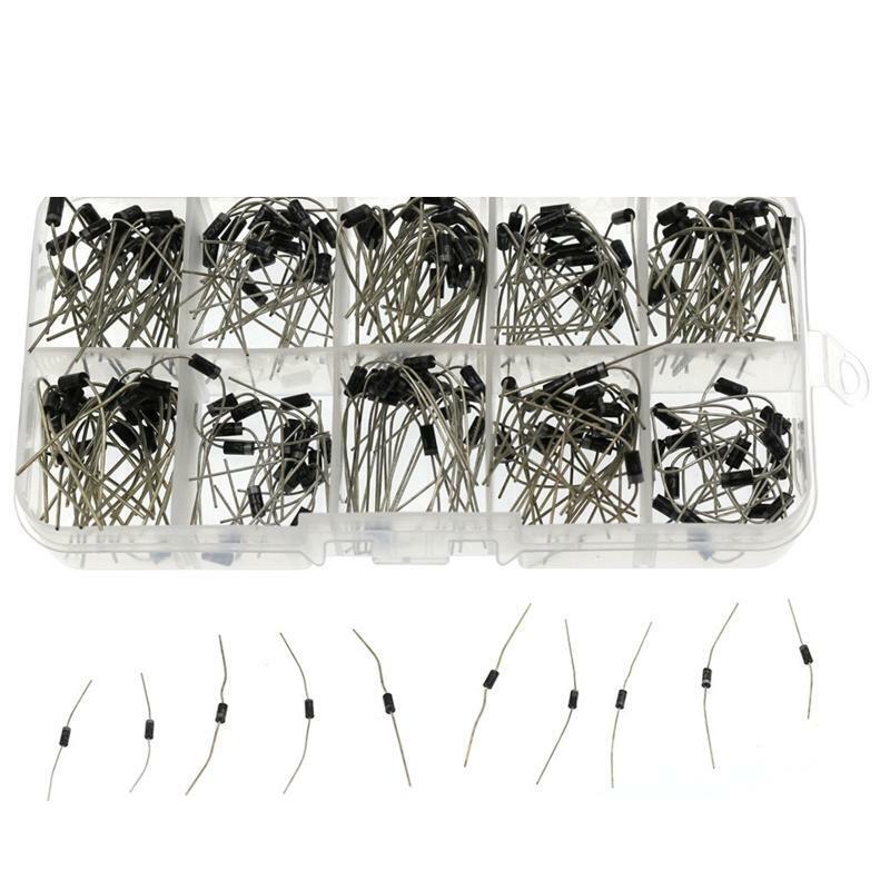 Diode Assorted Kit 10 Value Contains 1N5817 1N5818 1N4003 1N4004 1N4006 1N4007