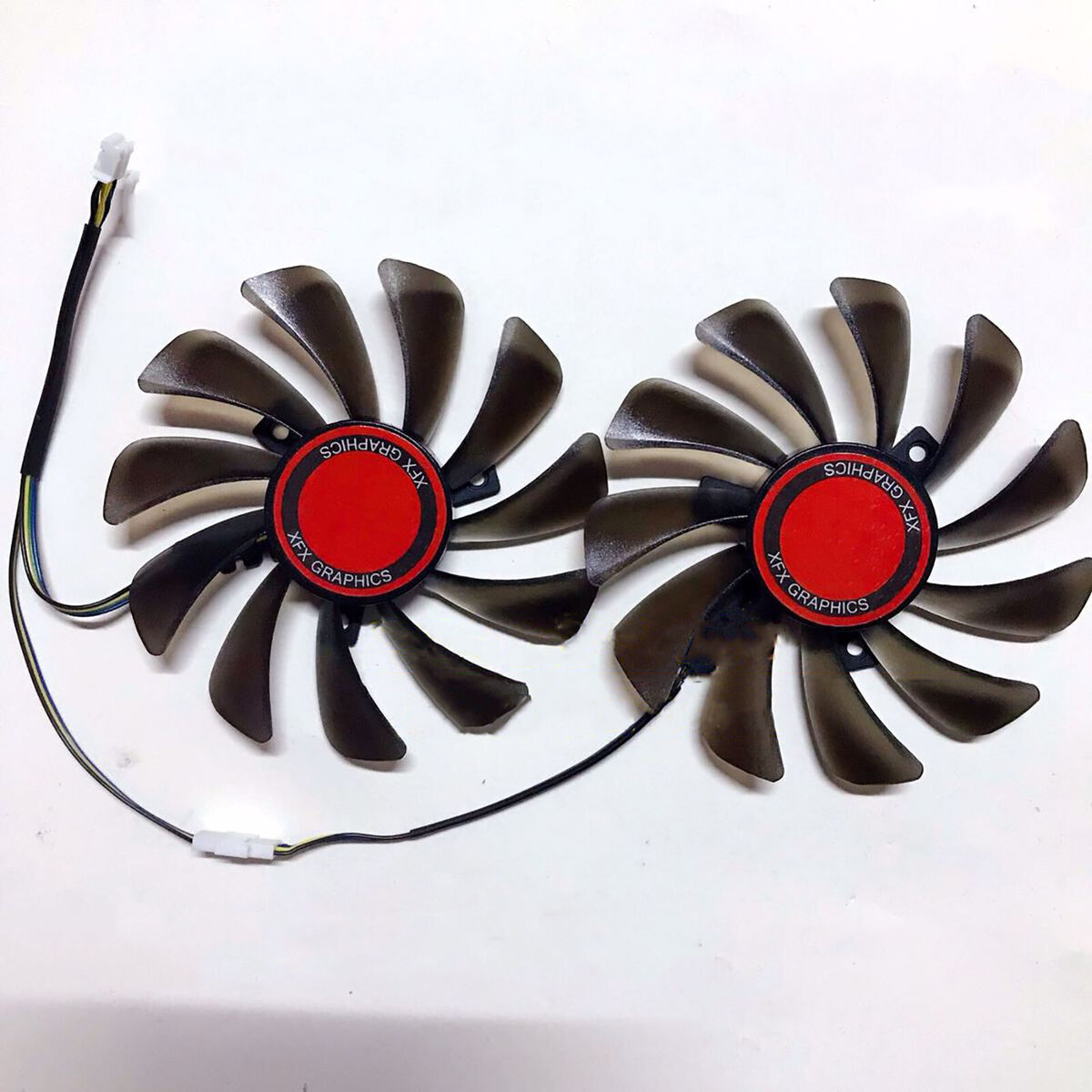 For XFX RX580 584 588 Part Graphics Card Dual Cooling Fan Video Card Cooler Fan