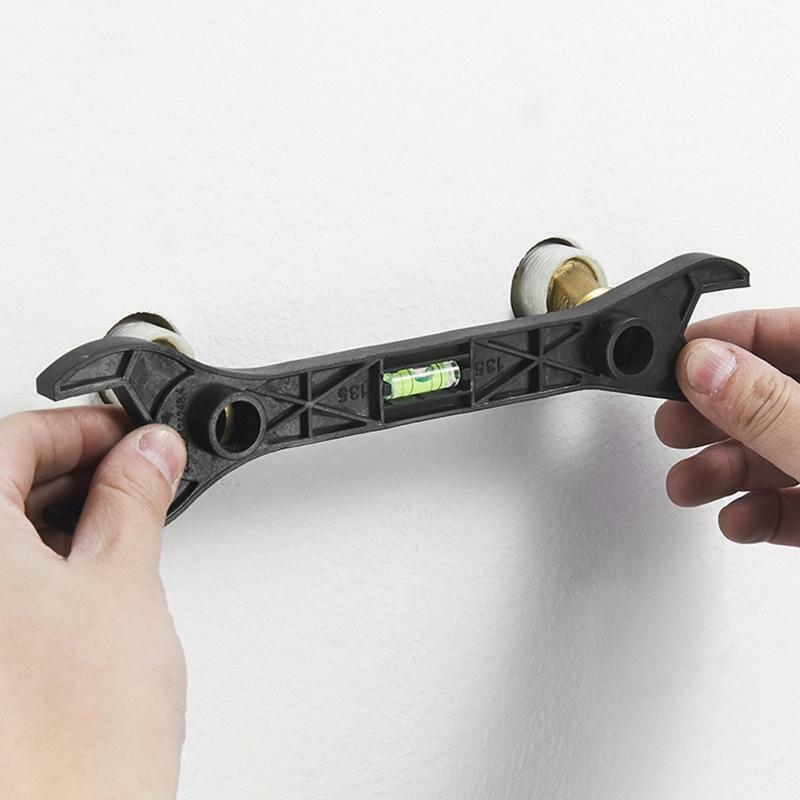 2 in 1 Dual Headed Wrench High Density Plastic Made Levelling Tool Plumbing Tool