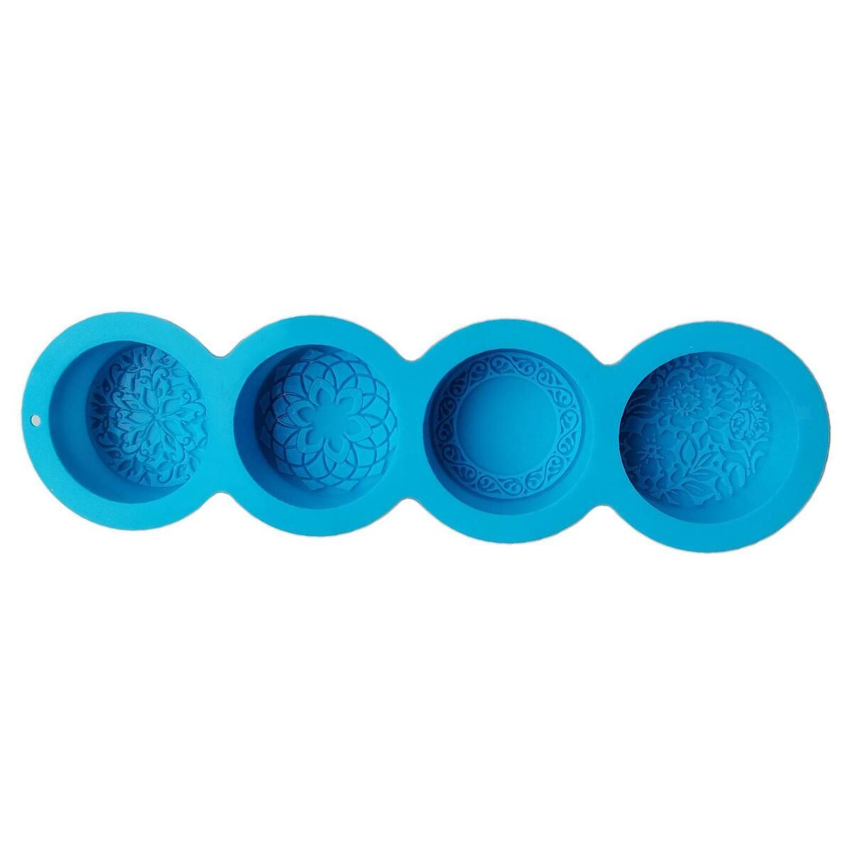 2 Pack Silicone Soap Mold Handmade Soap Molds Mooncake Pudding Jelly Mould