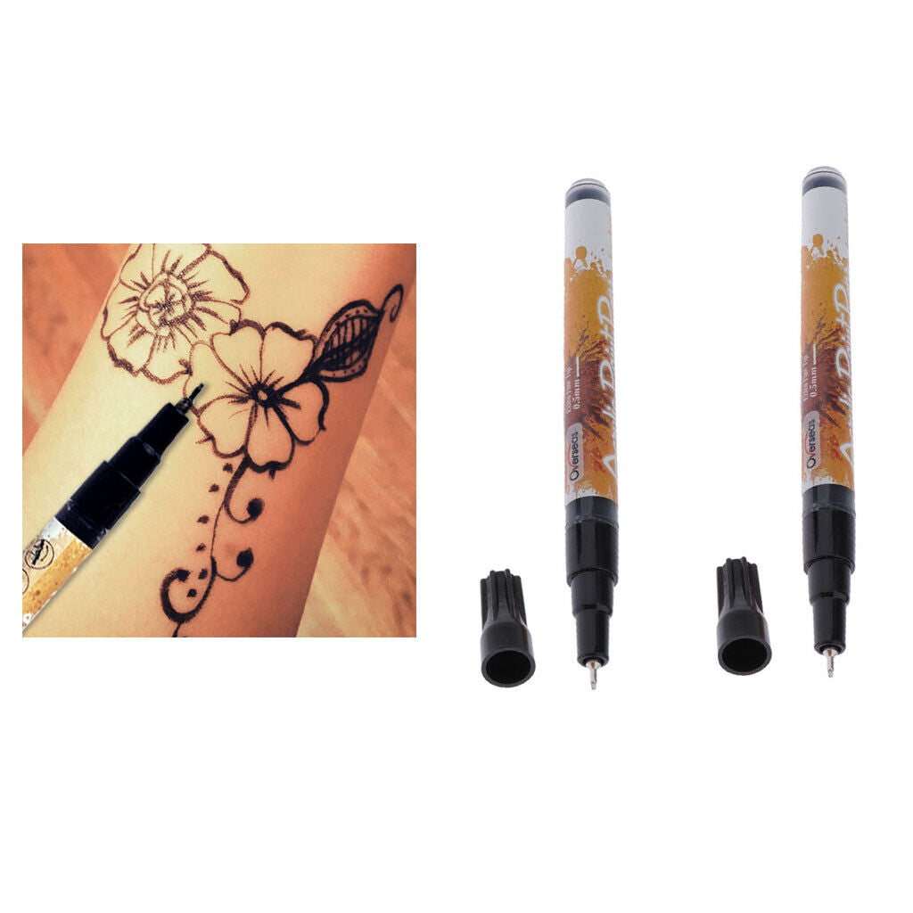 2x Acrylic Marker Waterproof Pen Children for  Photo Album