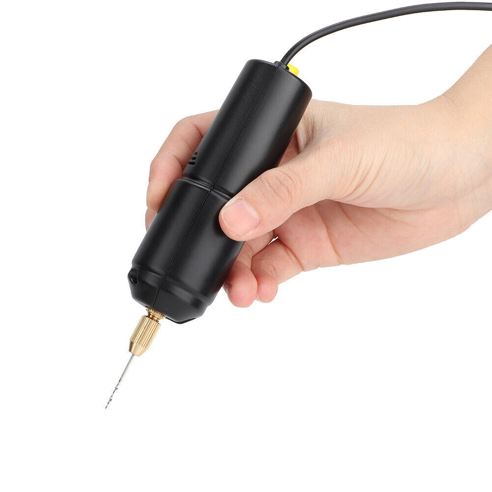 18W Mini Electric Hand Drills DC 5V Handheld Micro USB Drill with 3pcs Bits