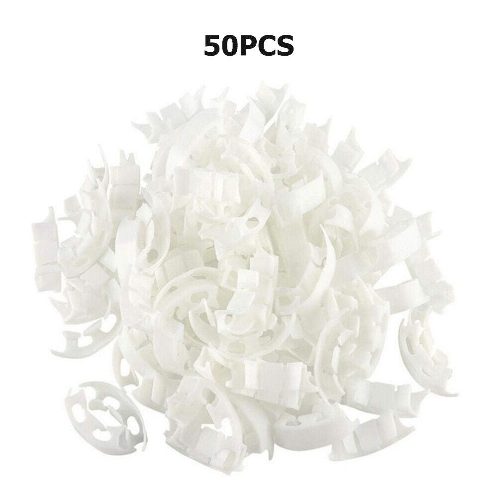 50pcs Tomato Grafting Fixing Clip Garden Fruit Seedling Reinforcement Clip