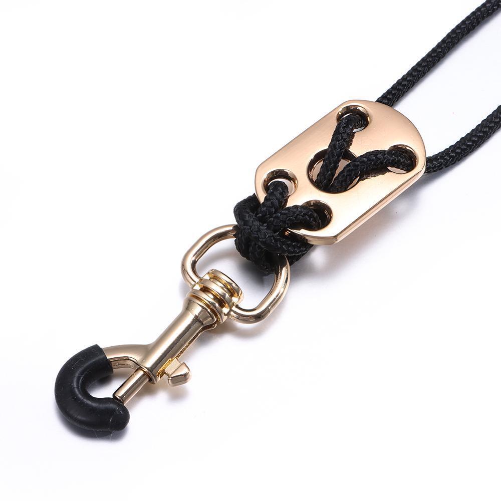 Middle Tenor Leather Saxophone Strap Clarinet Sling Lanyard Saxophone Neckband