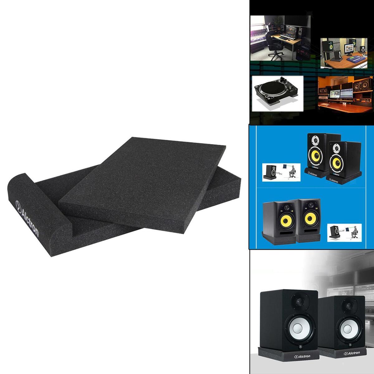 Acoustic Isolation Pads Isolator Mats Non Slip Acoustic Foam Studio Monitor