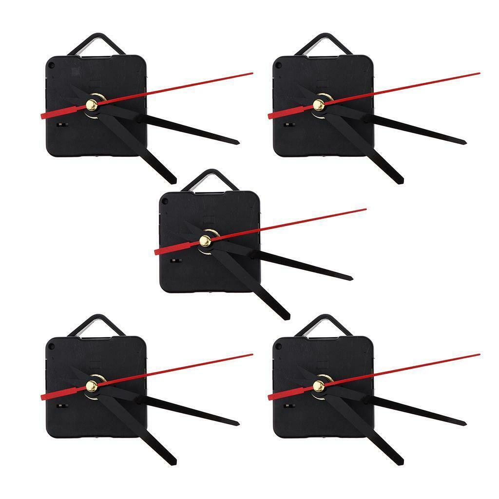 5Pcs   Quartz Clock Movement Mechanism Long Pointer DIY