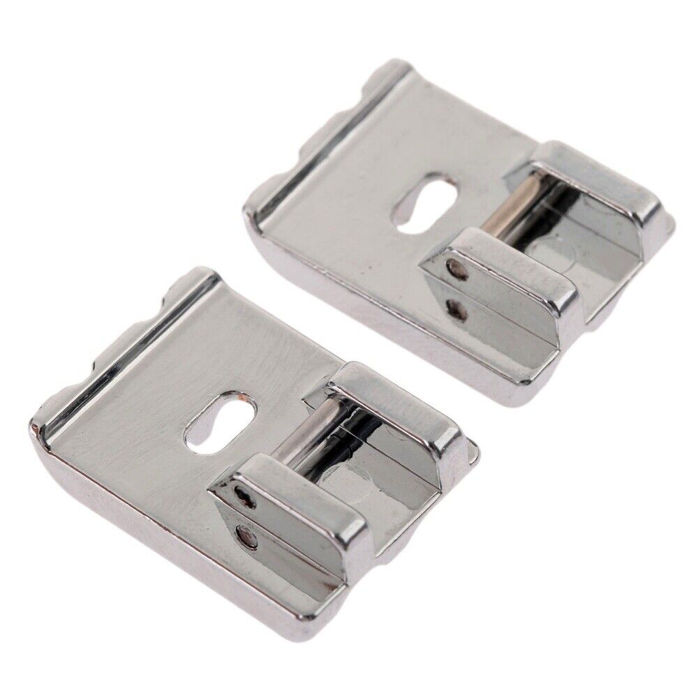 Stainless Steel Double Welting Cording Piping Foot Feet For Juki Singer Brother