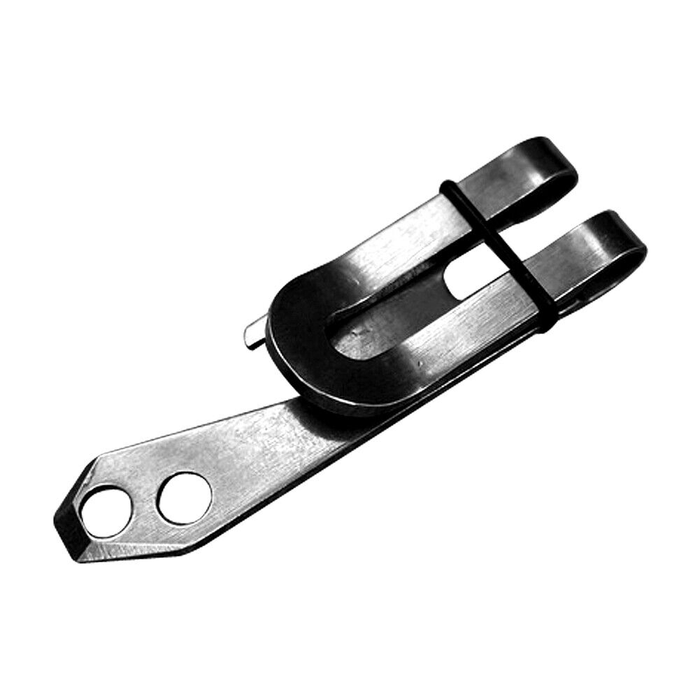 EDC Cash Money Clip Stainless Steel Keychain Clip Belt Holder Beer Opener