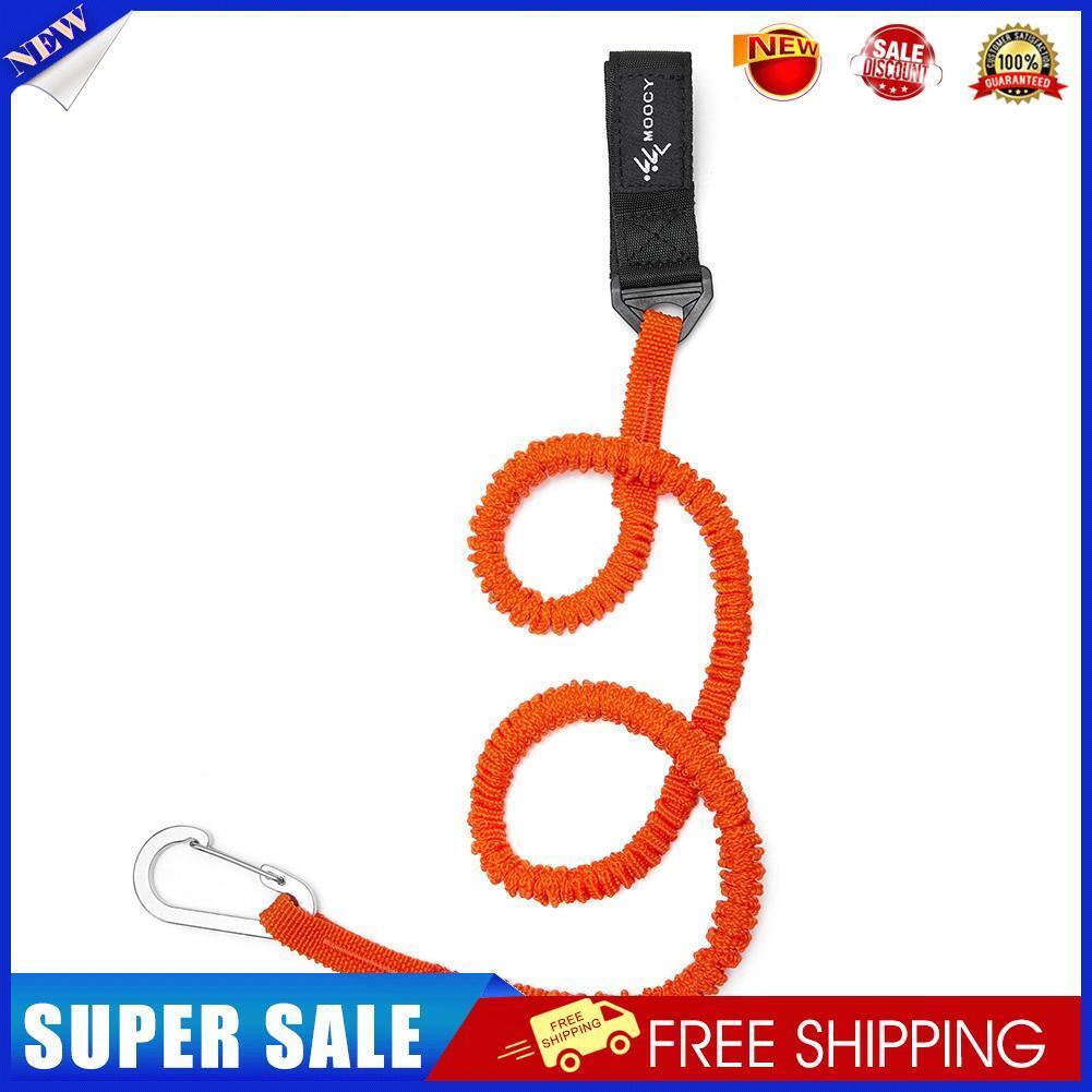 Elastic Kayak Canoe Paddle Leash Safety Boat Fishing Rod Coiled Lanyard Tie
