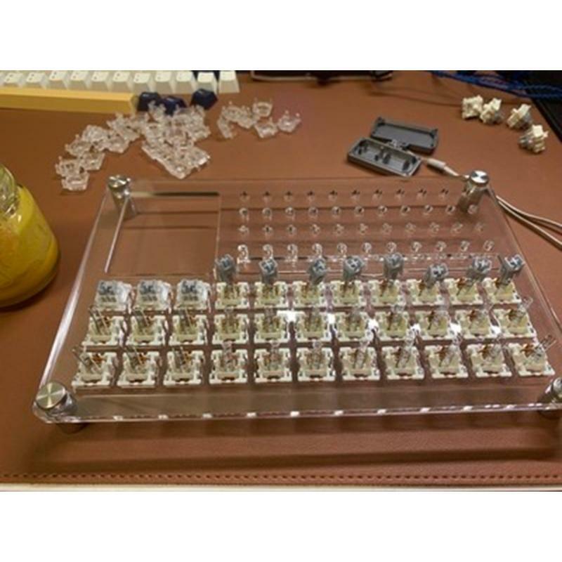 Lubricating Tester Plate Switch Tester Base 33 Acrylic Lubricant Modding Station