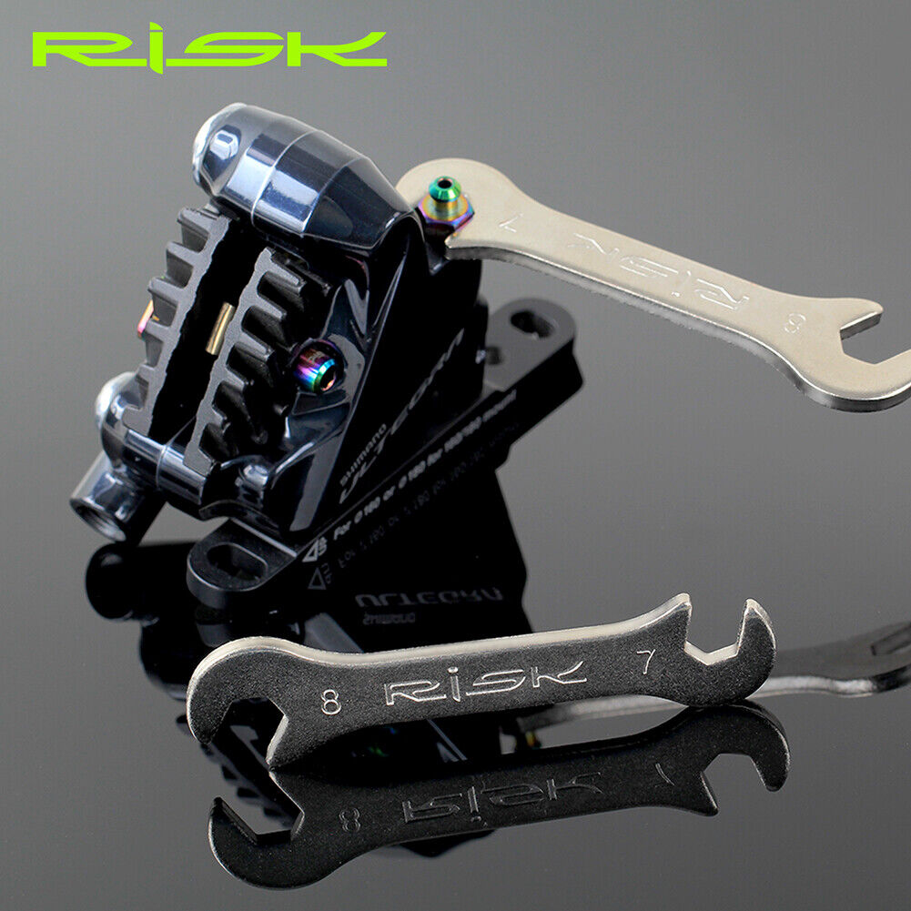 RISK 7-8mm MTB Bike Hydraulic Oil Disc Brake Oil Pipe Locking Screw Wrench