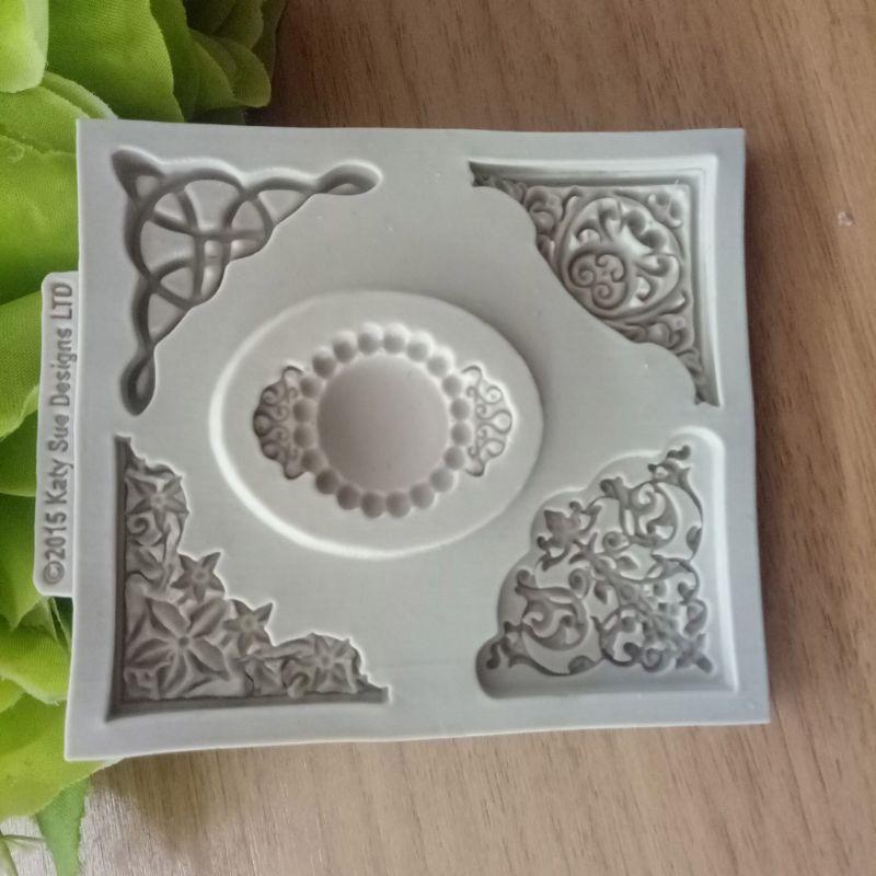 European Lace Embossed Silicone Mold Fondant Cake Mould Decorative Baking Tool