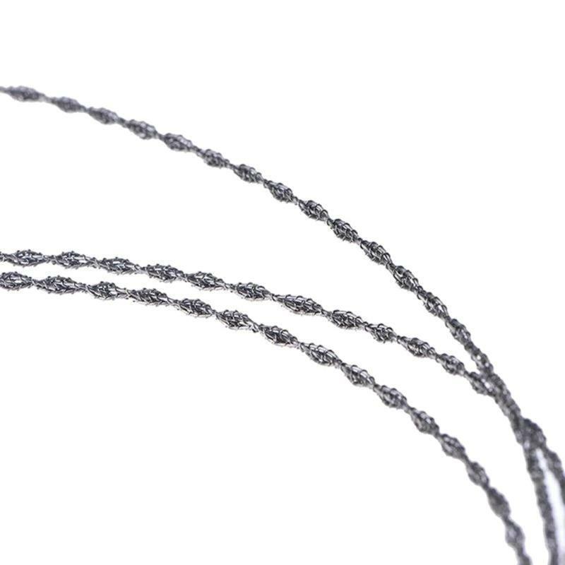 28 In/ 72cm Wire Saw Rope Chain Saw Emergent Survival Camp Hike Outdoor Hunt