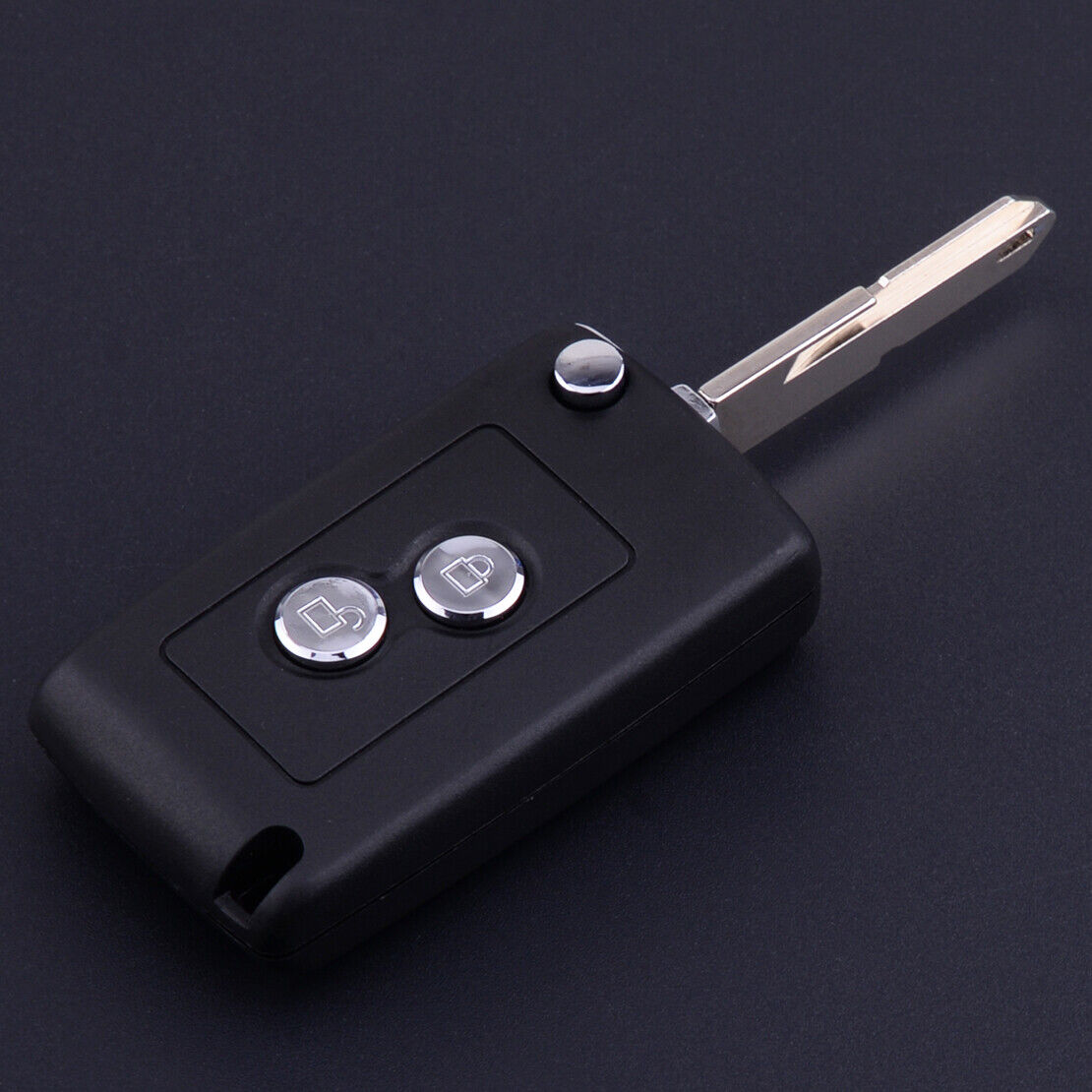 Remote Folding Flip Key Shell Case Uncut  fit for Peugeot 106 205 206 306 405 Li