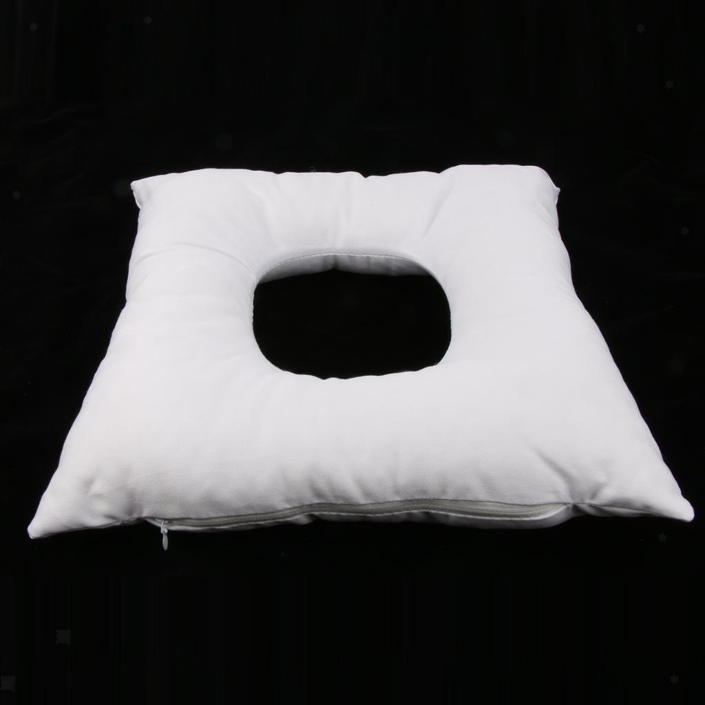 Foam SPA Massage Bed Table Face Down Rest Cradle Cushion Pillow Pad White