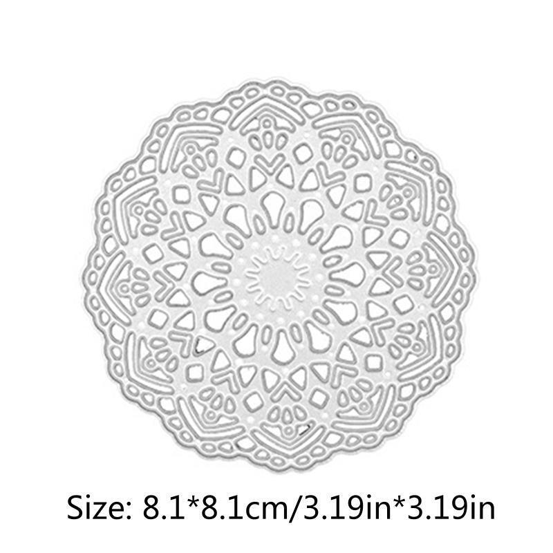 Hollow Circle Metal Cutting Dies Scrapbooking Stencil Die Cuts Card Embossing
