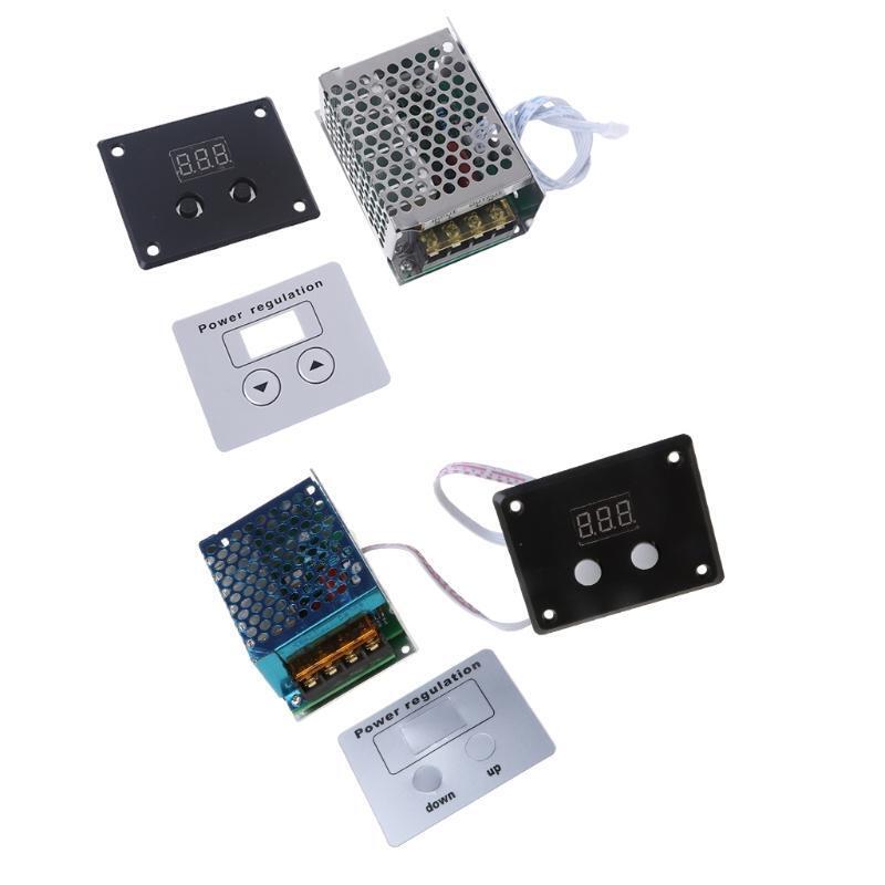 LED Display AC 220V 4000W SCR Voltage Regulator Control Light Dimmer Thermostat