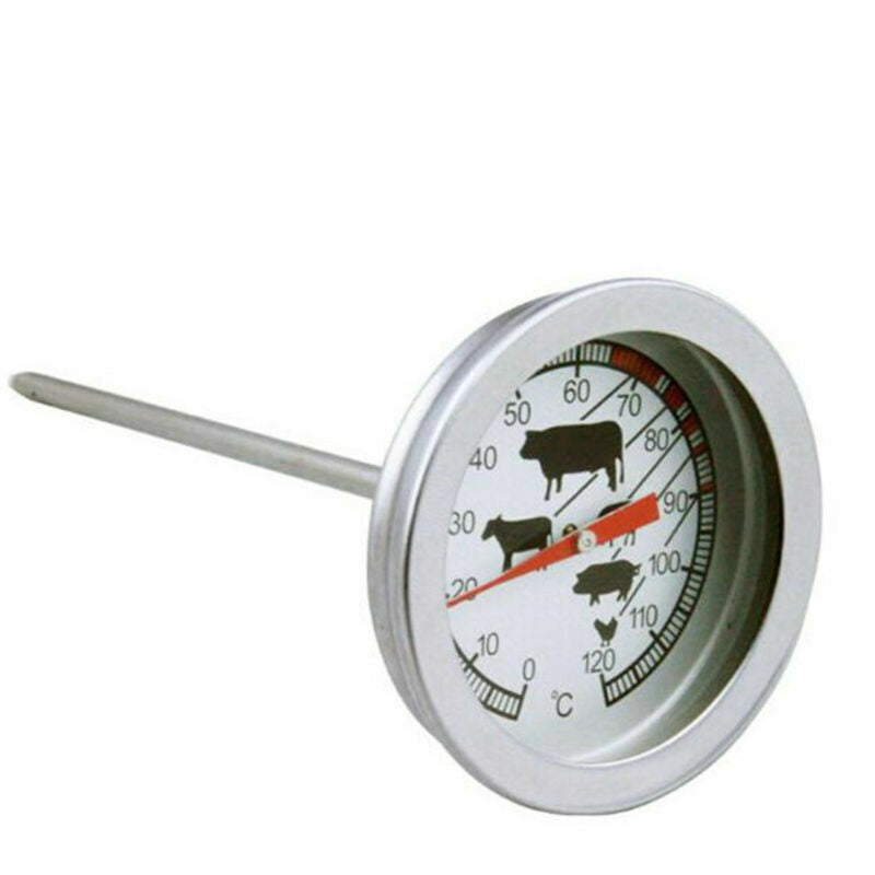 Dial Roast Meat Chicken Turkey Beef Cooking BBQ Food Thermometer Gauge 0-120?