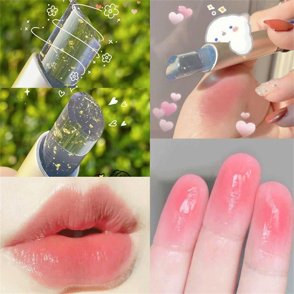 Transparent Lasting student moisturizing Lip Gloss Lipstick Color Changing