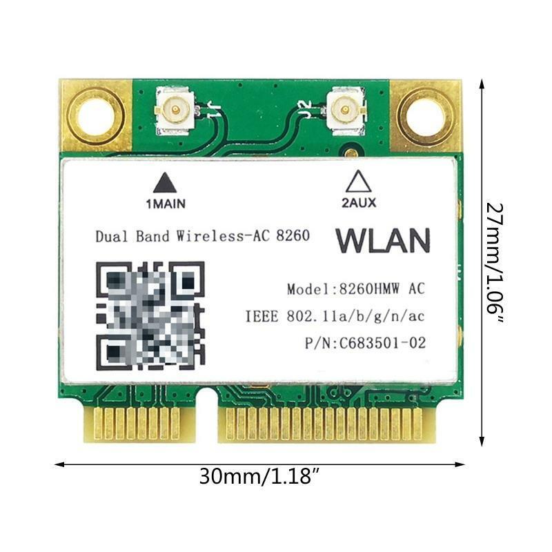 8260 8260HMW Half Mini PCIe PCI-express Wireless WIFI WLAN BT 4.2 Card for Asus