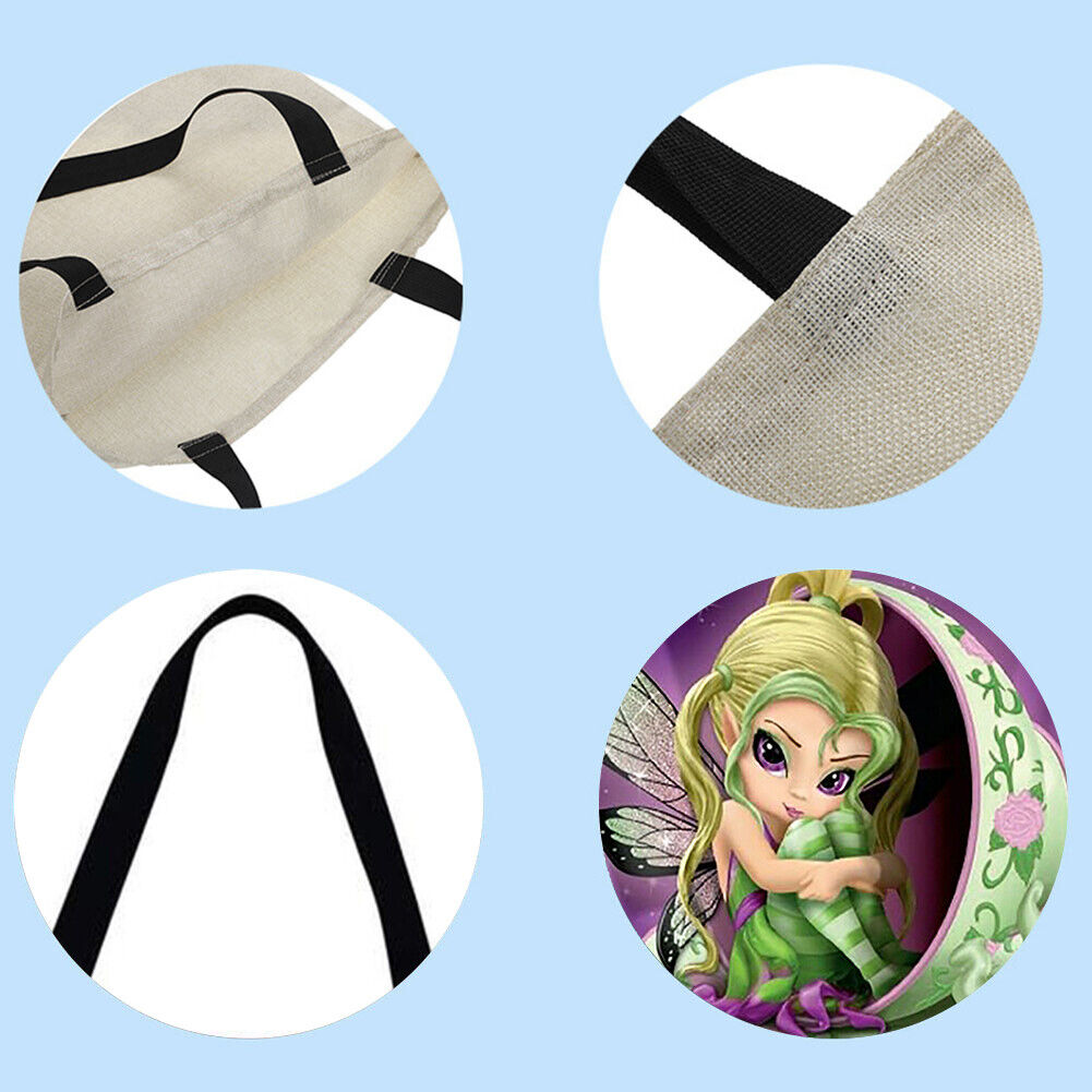 Cartoon Printed Shoulder Shopping Bag Casual Large Tote Handbag (40*40cm)