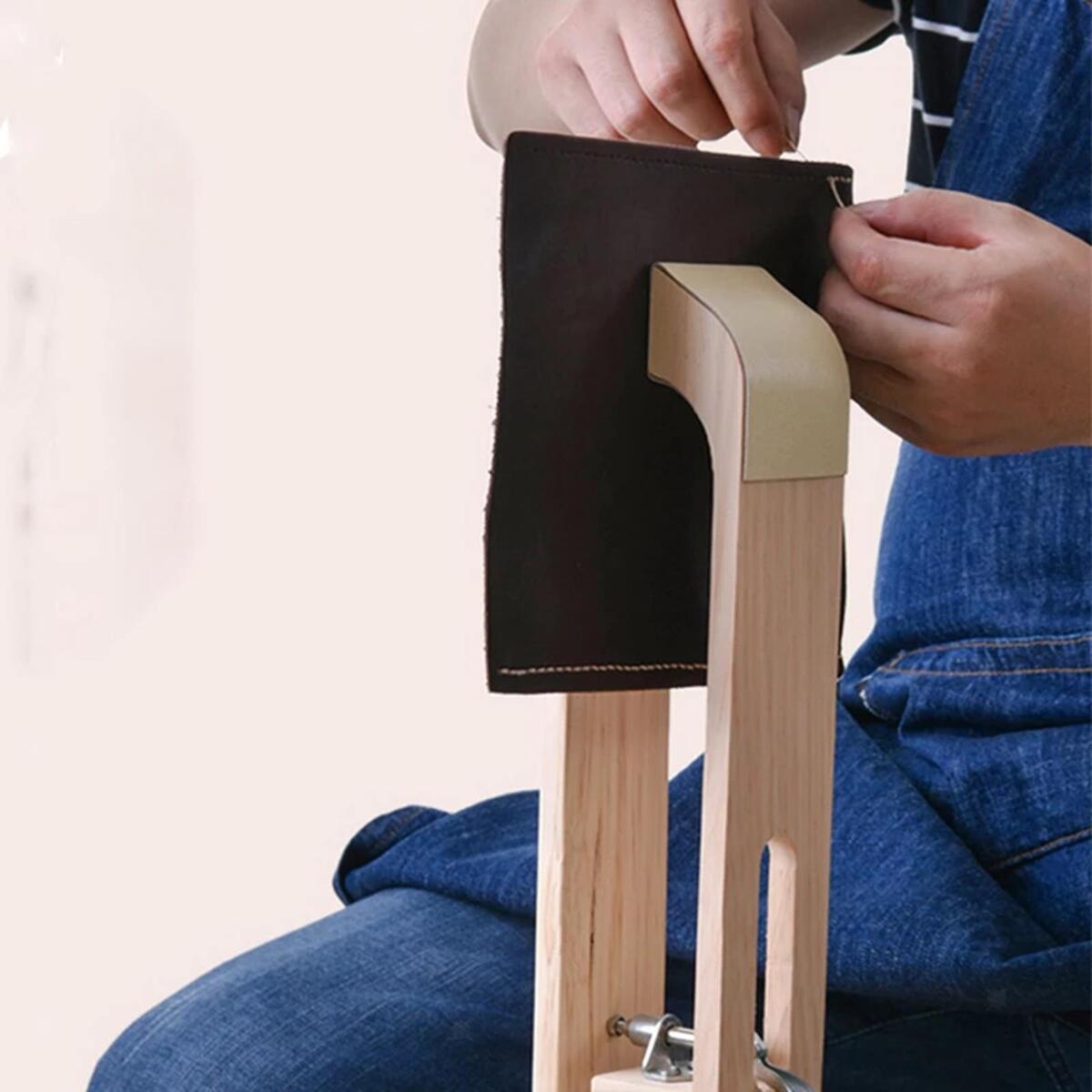 Inches Holder Leather Adhesive Horse Tool Wrapped Table Rotation Clamp