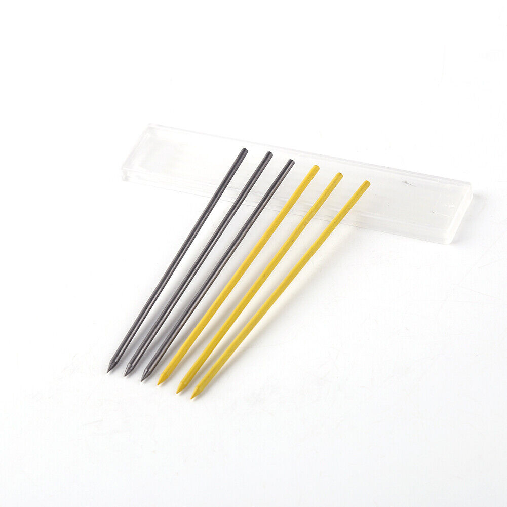 3pcs Built-in Sharpener Carpenter Pencil with 18 Refills Woodwork Lead Pens