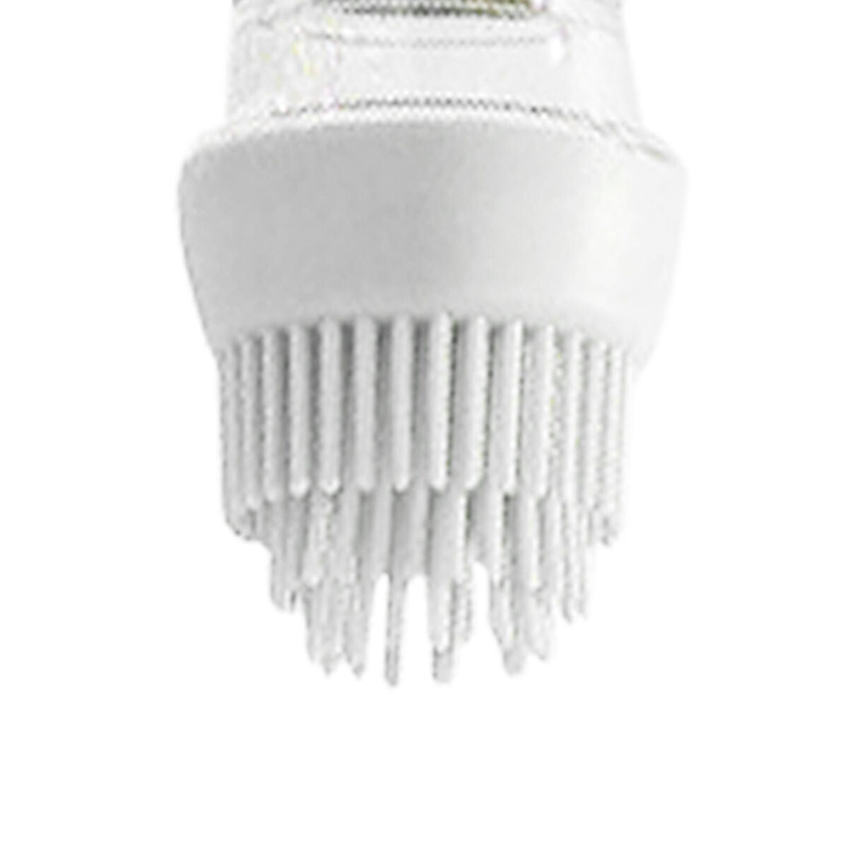 Oil Dispenser Bottle with Brush - Oil Storage and Silicone Brush (White)
