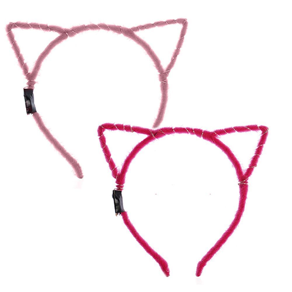 Girls Accessories Hair Band Party Headdress LED Light Flashing Cat Ear Headband