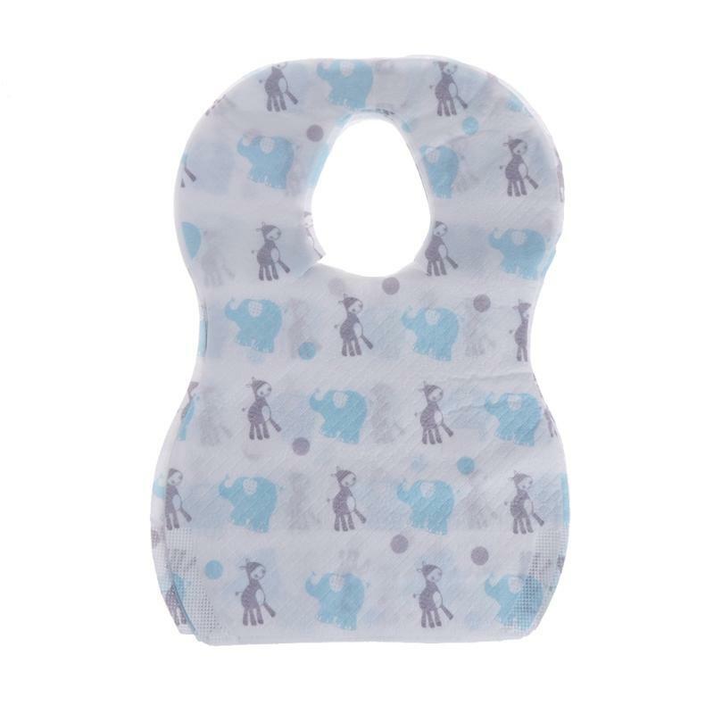 20pcs Sterile Disposable Bibs Children Baby waterproof Eat Bibs With Pocket