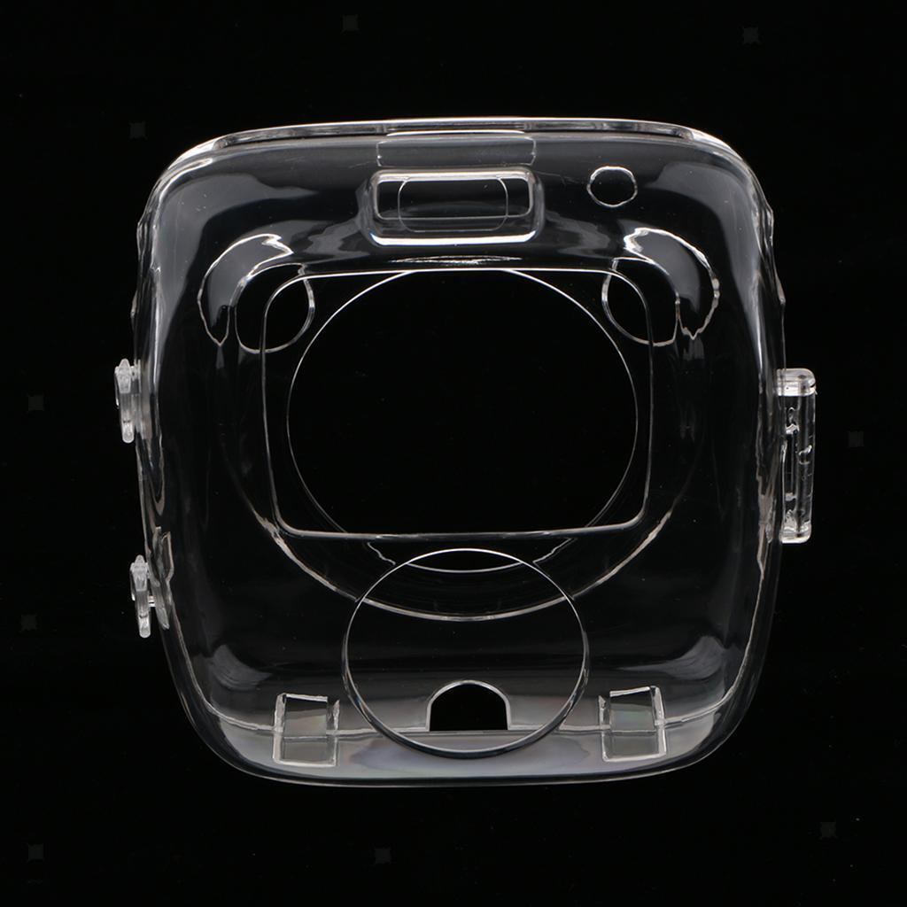 Crystal Hard PVC Cover with Removable Rainbow Shoulder Strap, Clear
