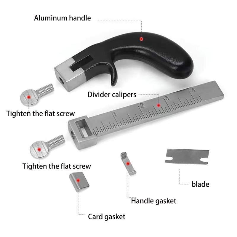 Aluminum Alloy Strip and Strap Leather Belt Cutter Leather Hand Cutting Tool