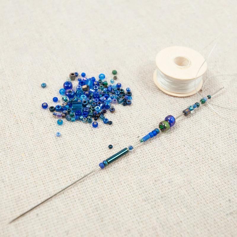 25 Pcs Long Straight Beading Needles Creative Seed Beads Needles Big Eye Pins