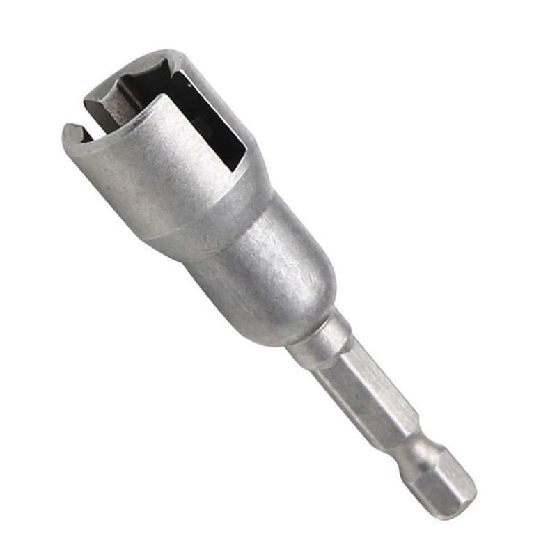 Slotted Bolt Sleeve Wrench 1/4'' Socket Adapter Electric Wrench Extension Rod