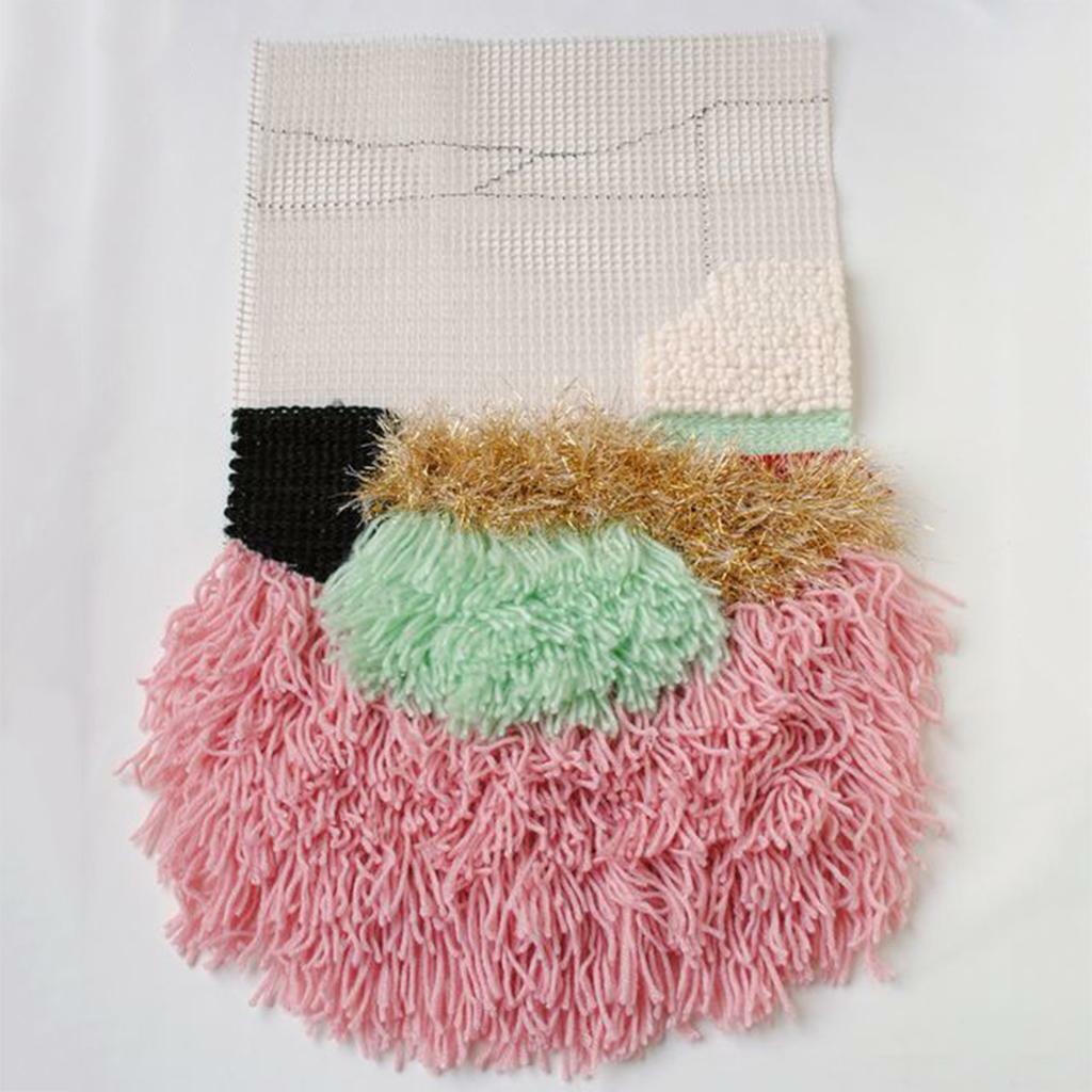 1Set Canvas  Wooden Bent  Handmade Mat Baby Blankets Making